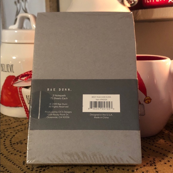 Rae Dunn LIST. TO DO. BEST TEACHER EVER. Notepad Set of 3 - Picture 4 of 10